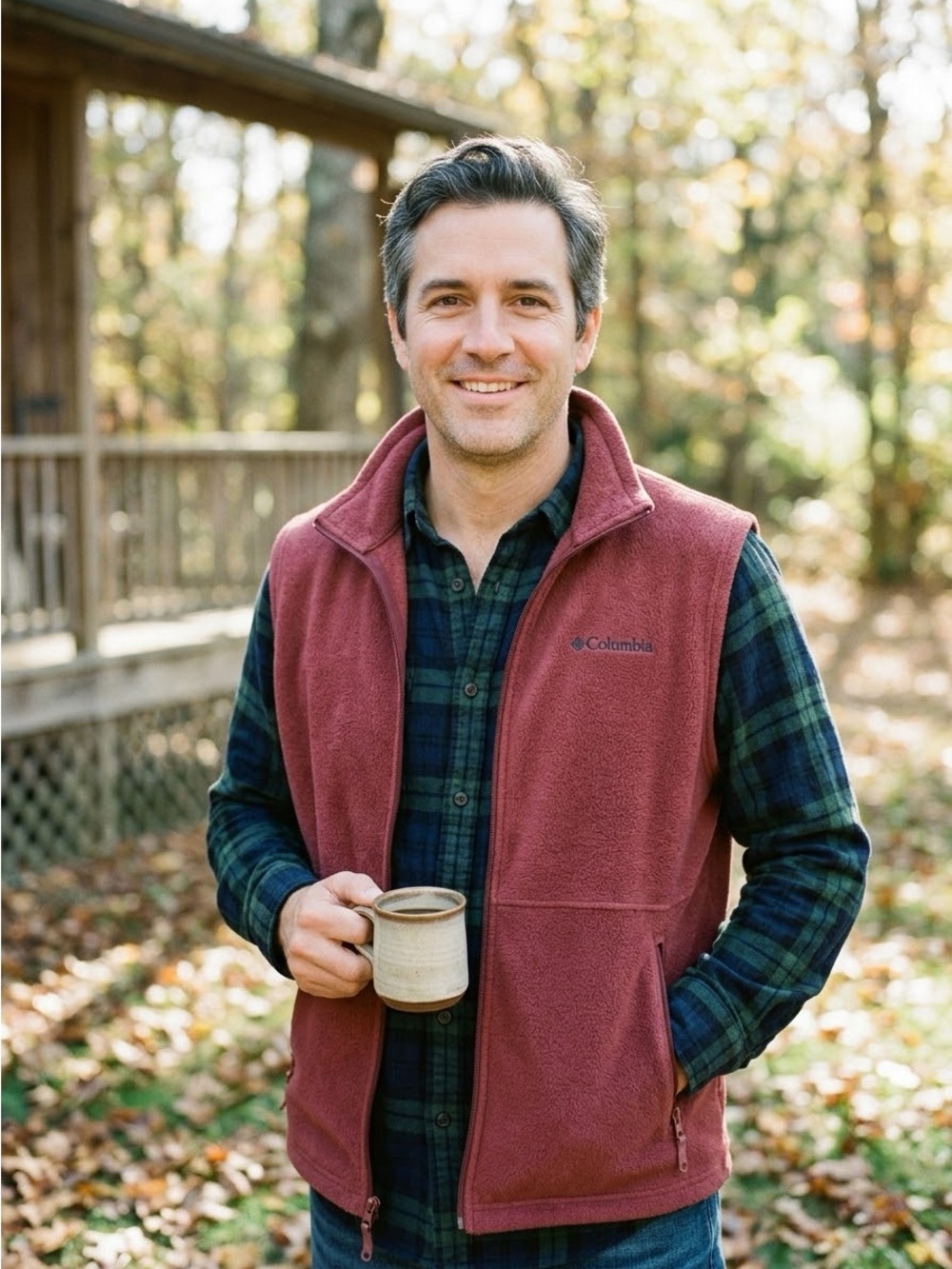 Title:
Columbia Men's Maroon Fleece Vest XL Full Zip